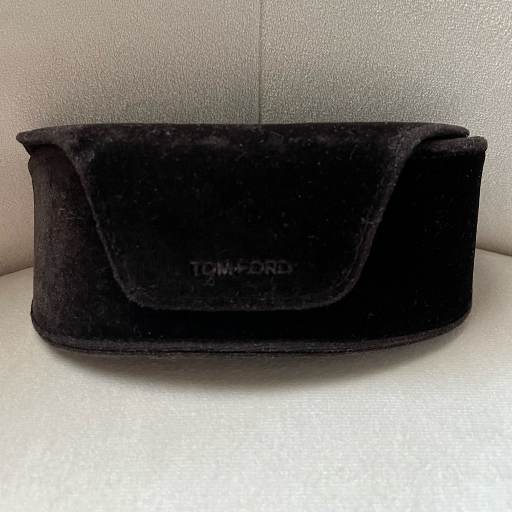 Tom Ford Brown Velvet Sunglass Case